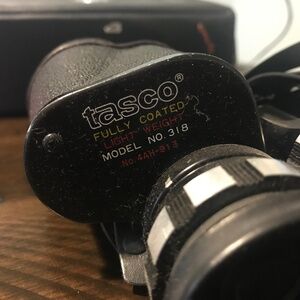 Tasco binoculars, vintage, with case